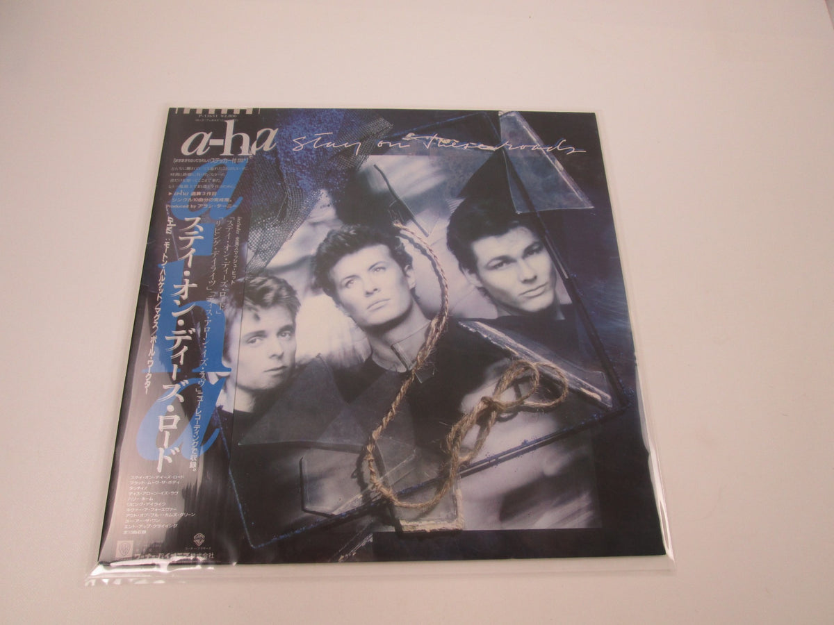 a-ha Stay On These Roads Warner Bros. P-13651 with OBI Sticker Japan LP Vinyl