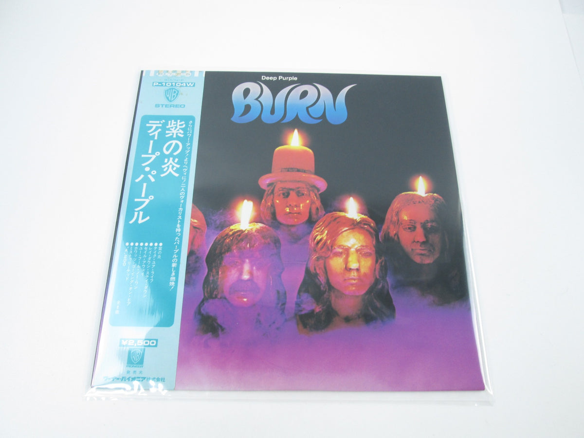 Deep Purple Burn Warner Bros. Records P-10104W with OBI Japan LP Vinyl