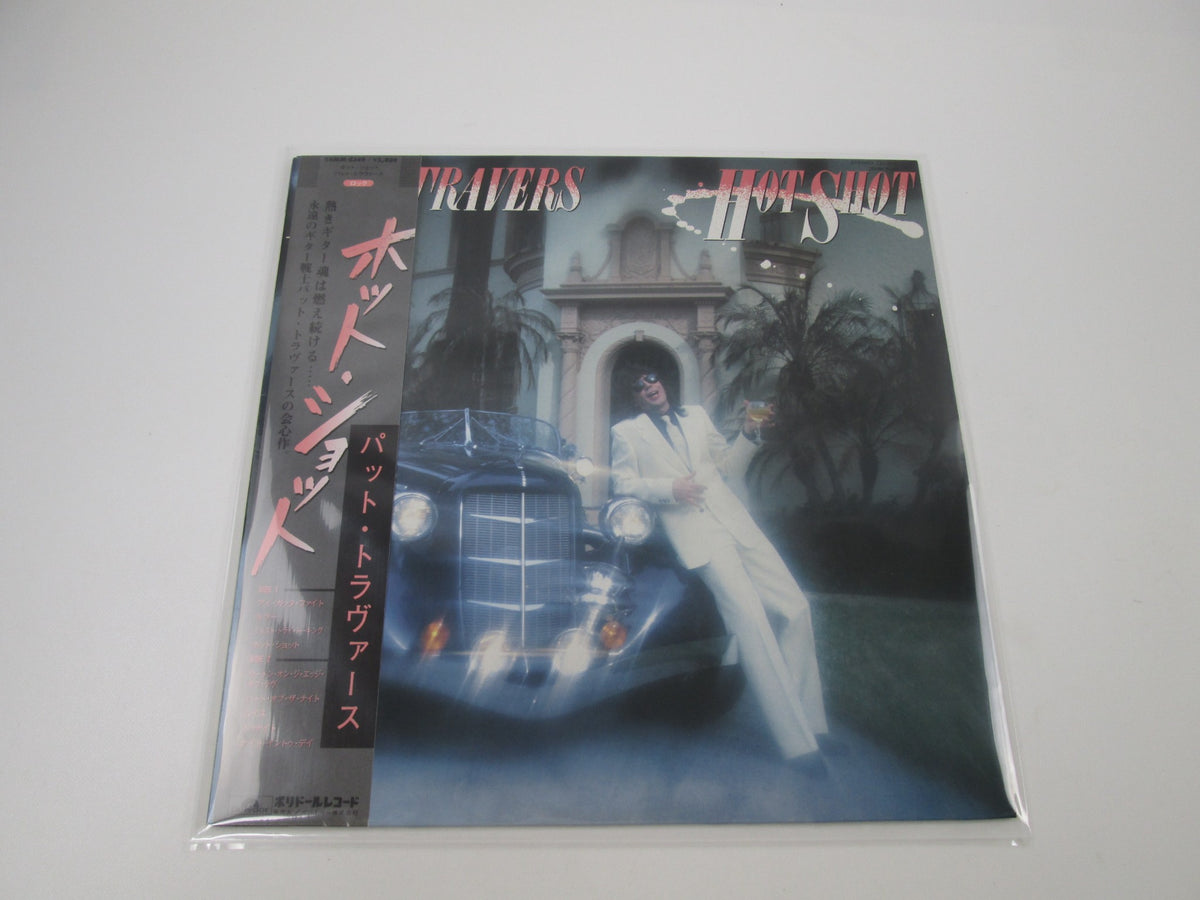 Pat Travers ‎Hot Shot 28MM 0349 with OBI Japan LP Vinyl