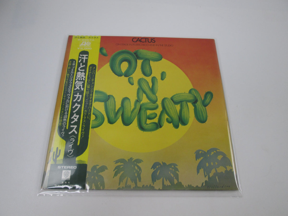 CACTUS OT 'N' SWEATY ATLANTIC P-8267A with OBI Japan LP Vinyl