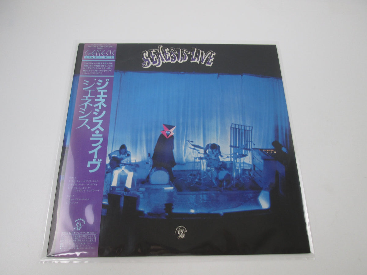 GENESIS LIVE CHARISMA 20PP-68  with OBI Japan LP Vinyl