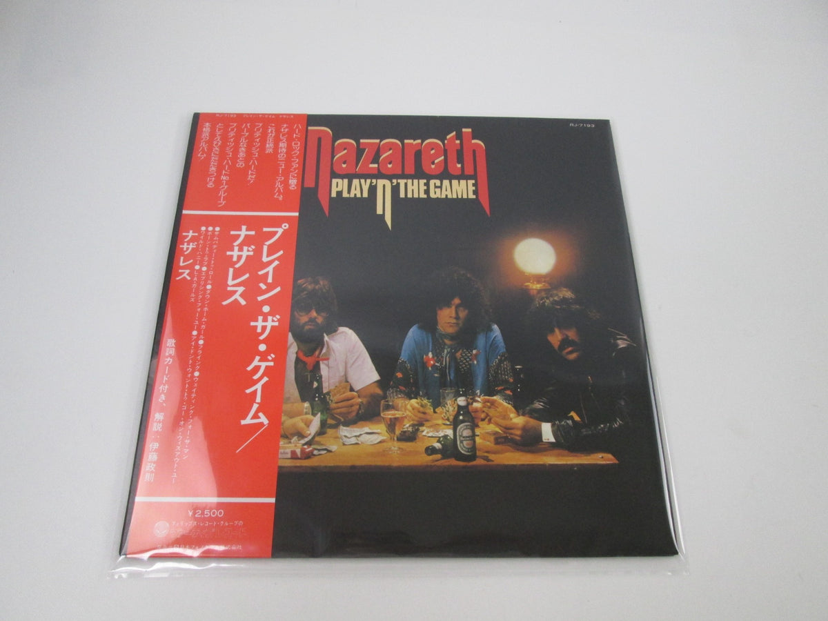 NAZARETH PLAY 'N THE GAME VERTIGO RJ-7193 with OBI Japan LP Vinyl