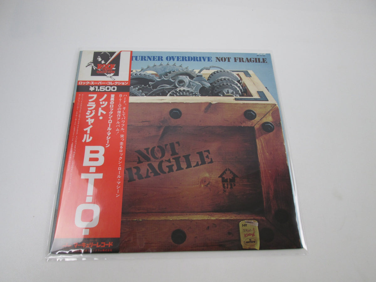 BACHMAN-TURNER OVERDRIVE NOT FRAGILE MERCURY BT-5154 with OBI Japan LP Vinyl