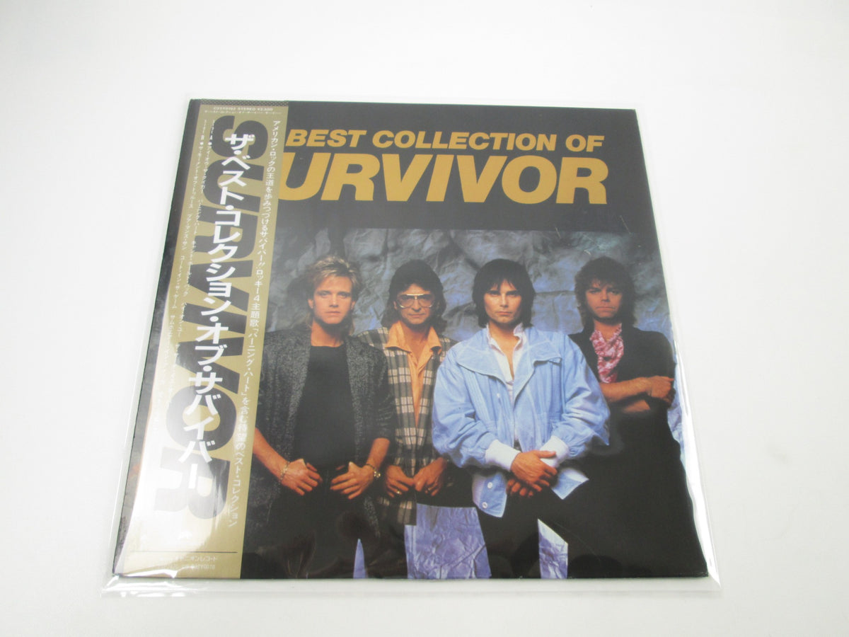 Survivor The Best Collection Of Survivor C25Y 0192 with OBI Japan LP Vinyl