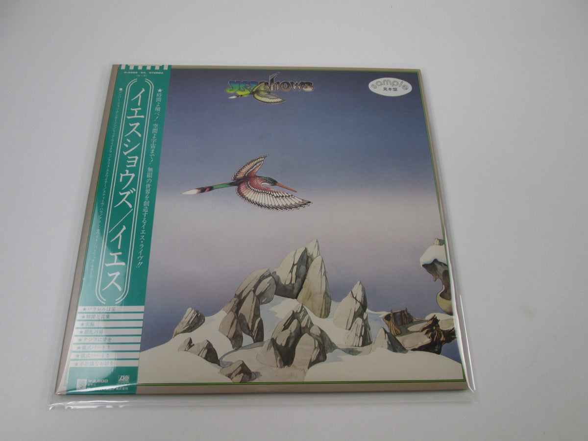 YES YESSHOWS P-5565,6A Promo with OBI Japan LP Vinyl