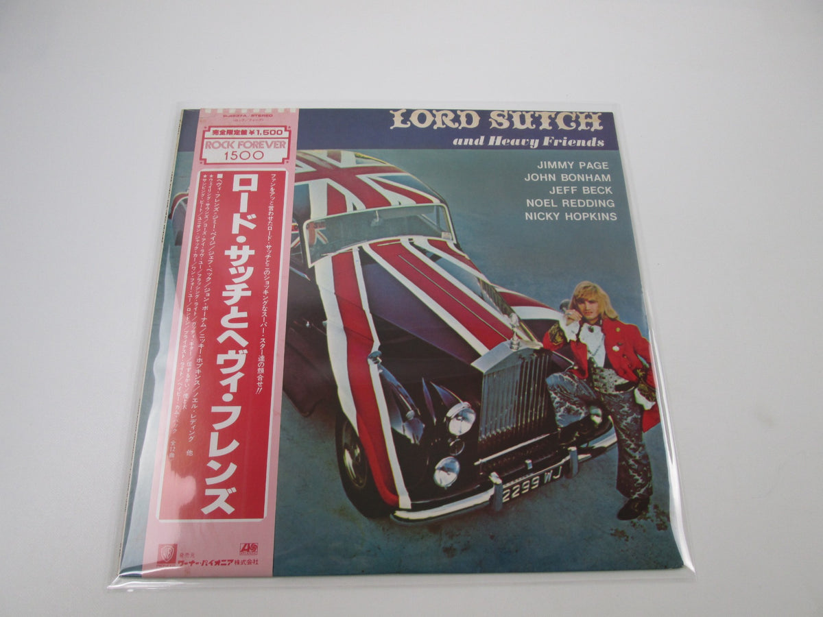 LORD SUTCH & HEAVY FRIENDS SAME ATLANTIC P-4537A with OBI Japan LP Vinyl