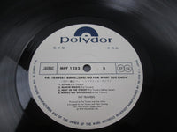 Load image into Gallery viewer, Pat Travers Band Live! Go For What You Know MPF 1252 Promo with OBI LP Vinyl
