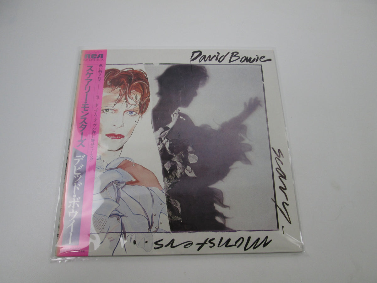 David Bowie Scary Monsters RCA RVP-6472 with OBI Japan LP Vinyl