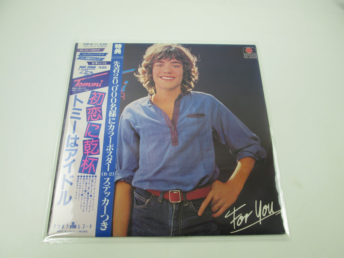 Tommi For You K28P-49 with OBI Poster Japan LP Vinyl