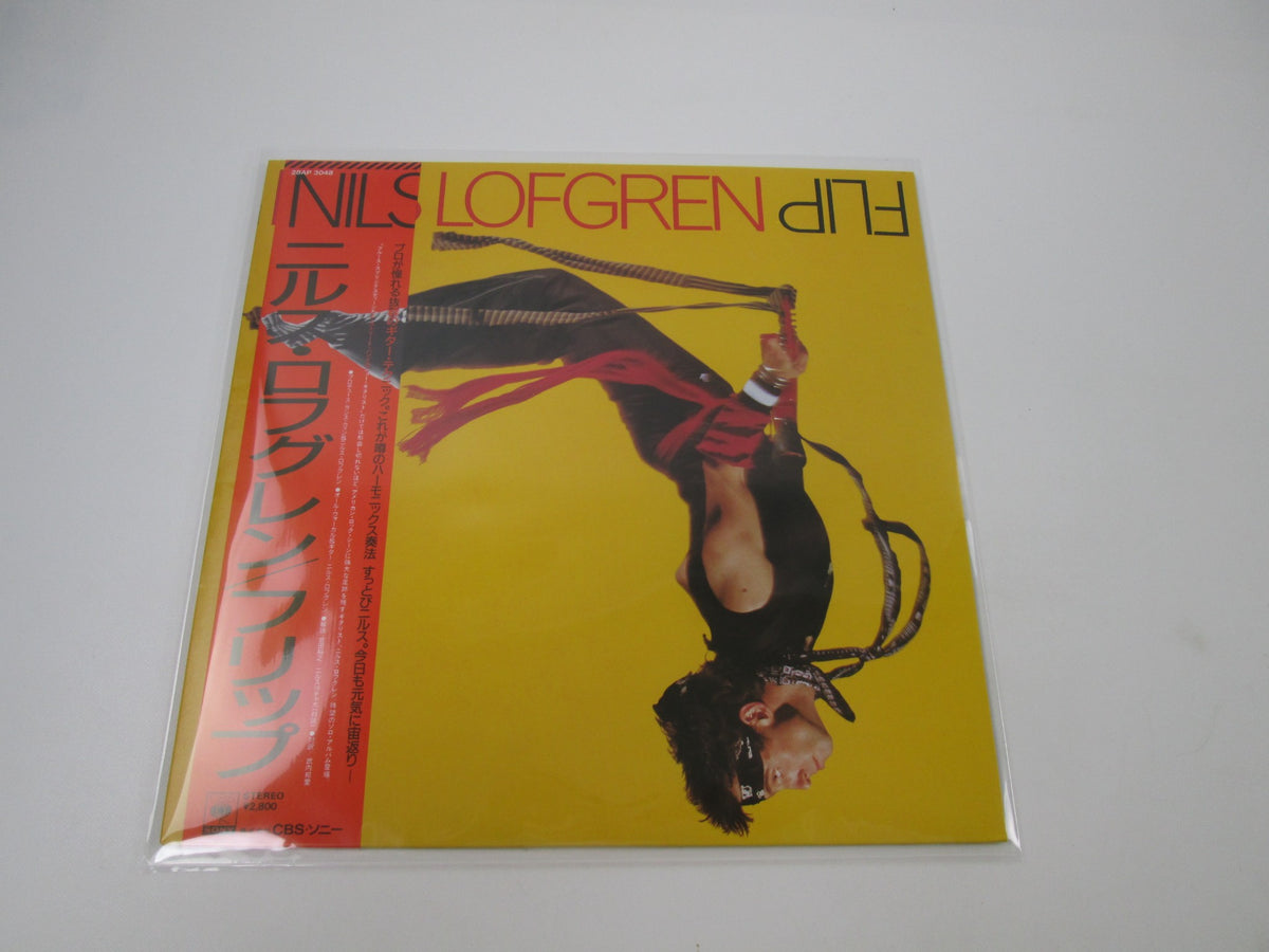 NILS LOFGREN FLIP CBS/SONY 28AP 3048 with OBI Japan LP Vinyl