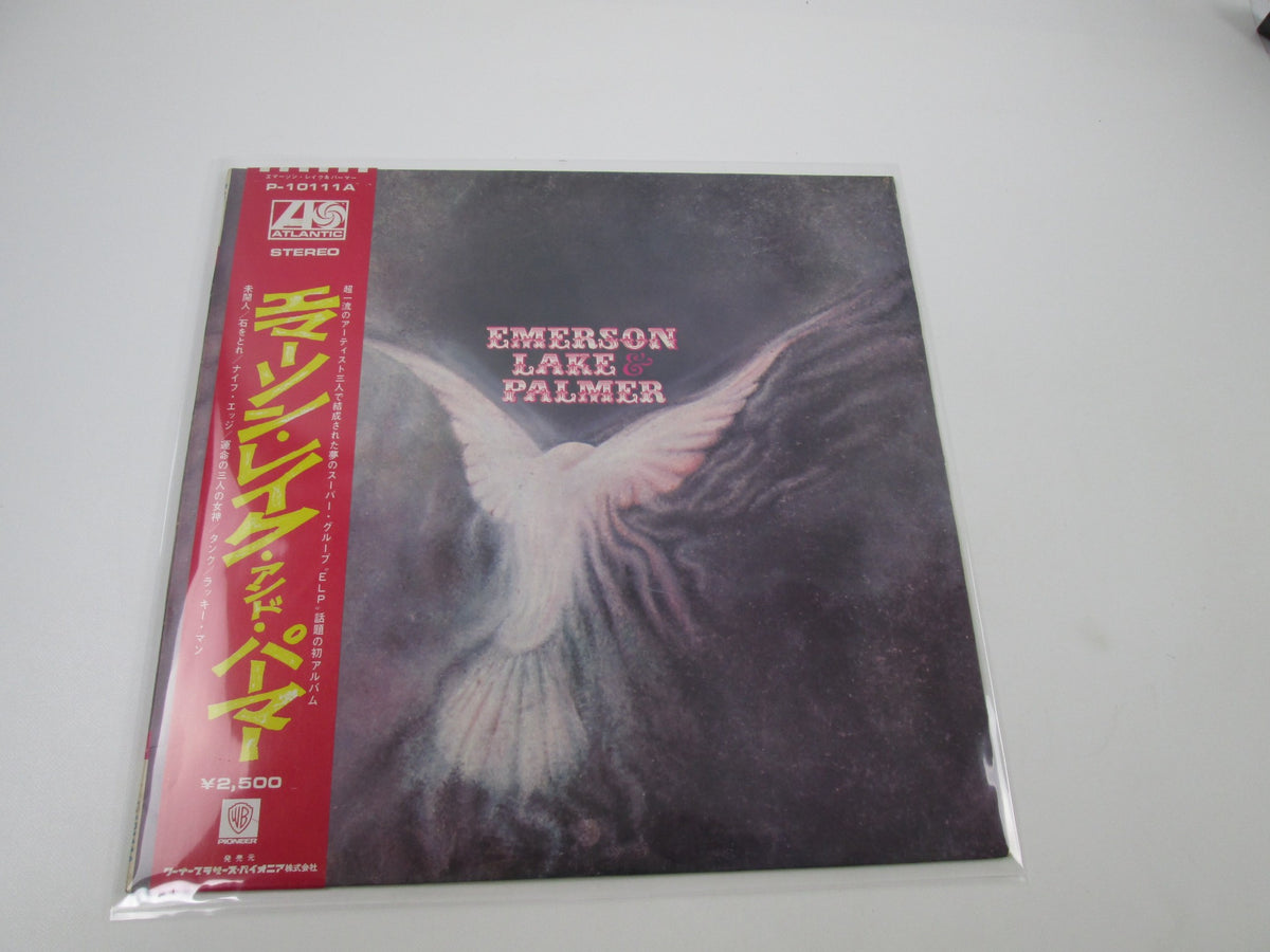 EMERSON LAKE & PALMER WARNER BROS P-10111A with OBI Japan LP Vinyl