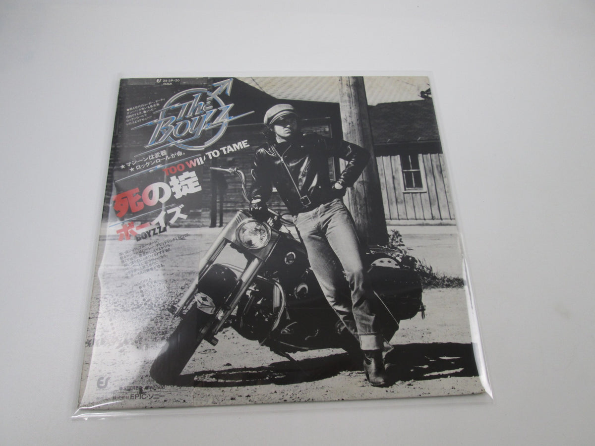 The Boyzz Too Wild To Tame 25 3P-20 with OBI Japan LP Vinyl