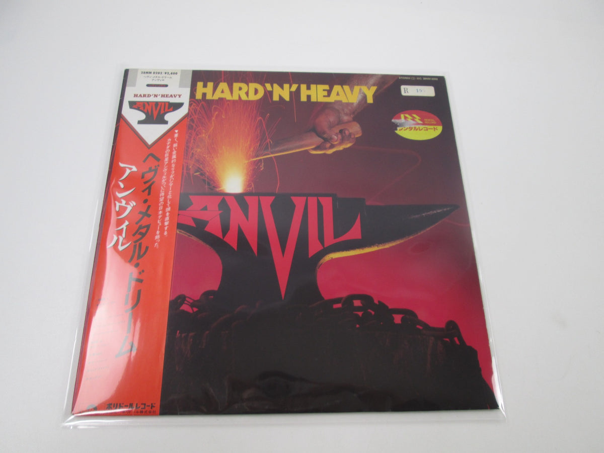 ANVIL HARD 'N' HEAVY POLYDOR 28MM 0202 with OBI Japan LP Vinyl