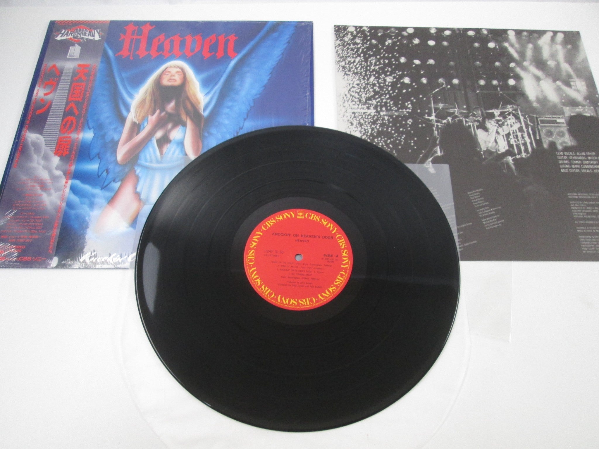 Heaven ‎Knockin' On Heaven's Door 28AP 3116 with OBI Shrink Japan
