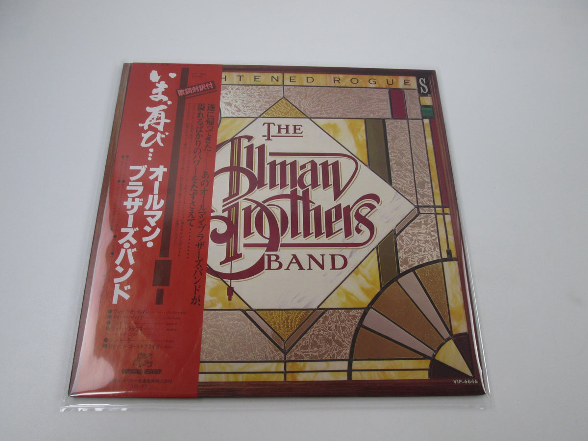 ALLMAN BROTHERS BAND ENLIGHTENED ROGUES VIP-6646 with OBI Japan LP Vinyl