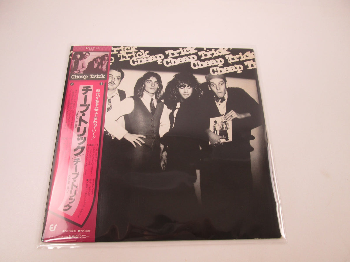 CHEAP TRICK SAME EPIC 25 3P-43 with OBI Japan LP Vinyl