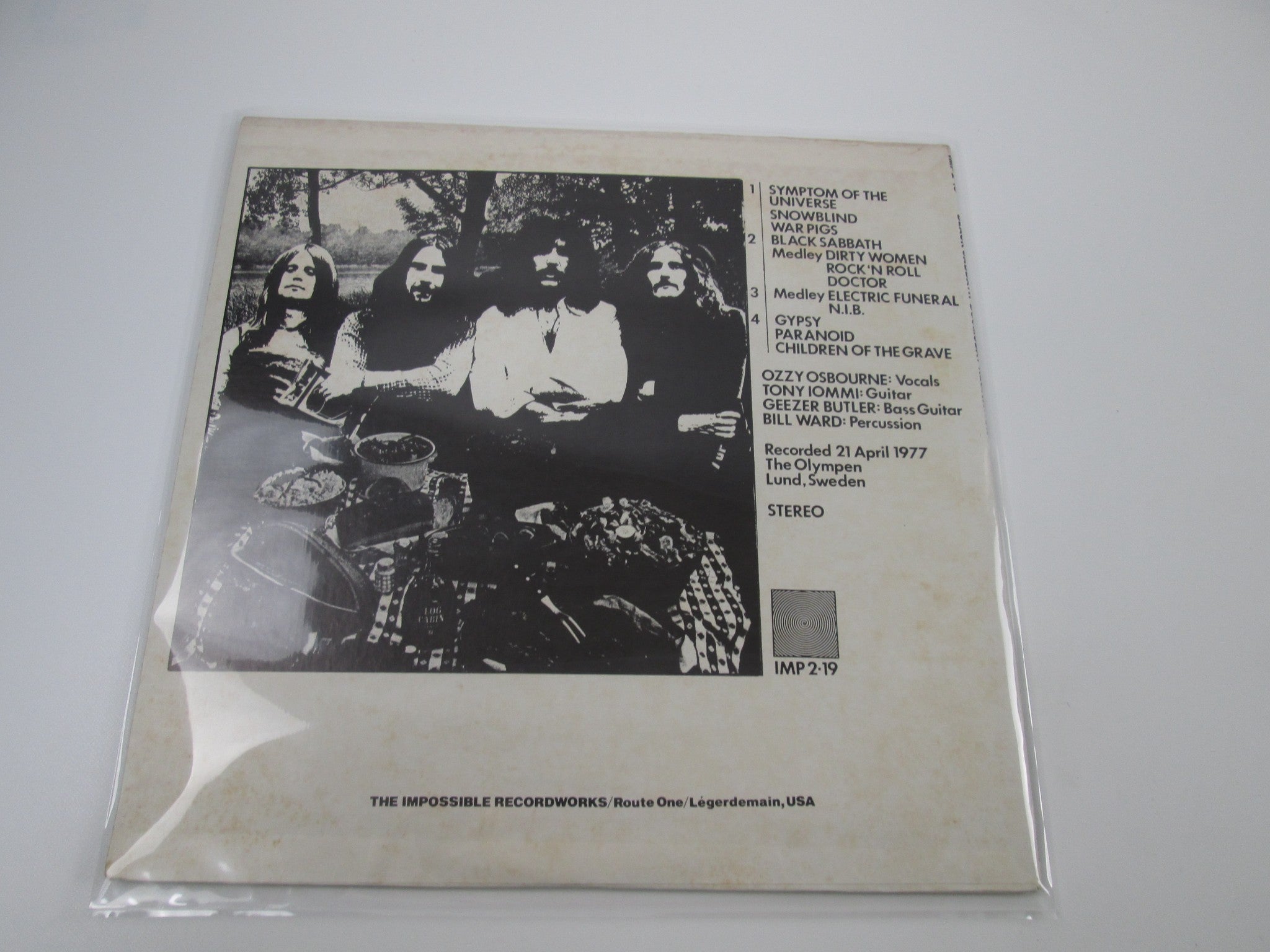 Black Sabbath Doomsday Recitation LP Vinyl | Japan Records Vinyl